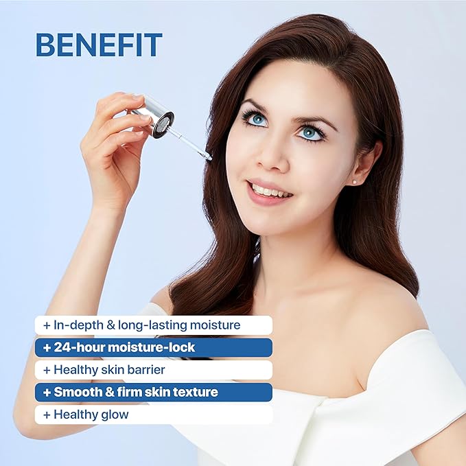 Aqua Recharge Deep Moist Serum, 1.85 fl oz / 55ml - Korean Face Serum, K Beauty, Biotics Intensive Serum, +8 Hyaluronic Acid for Dewy Radiance