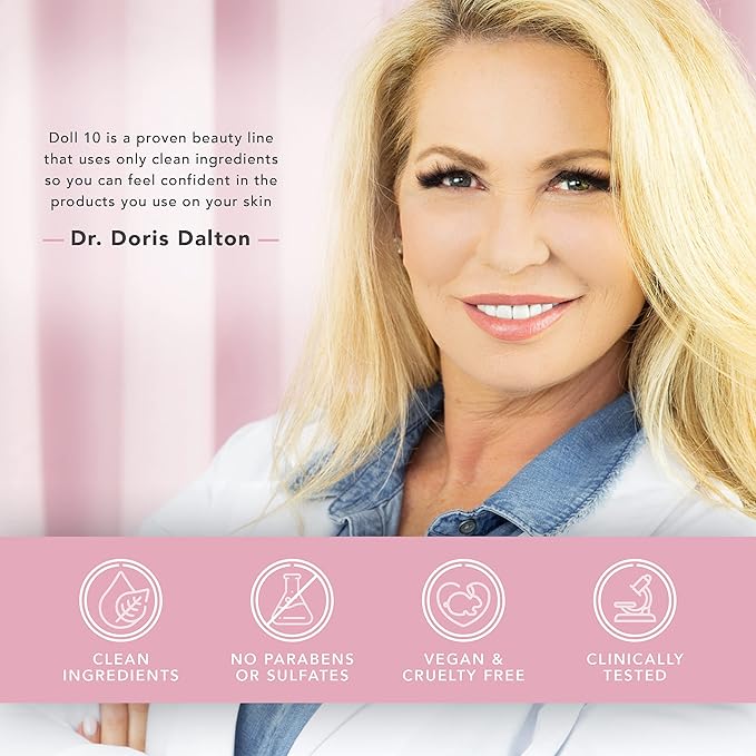 Doll 10 Smooth Assist Restorative Sleep Treatment - Results Overnight - Decreases Redness, Wrinkles & More - Hydrating Treatment (1.6 oz)