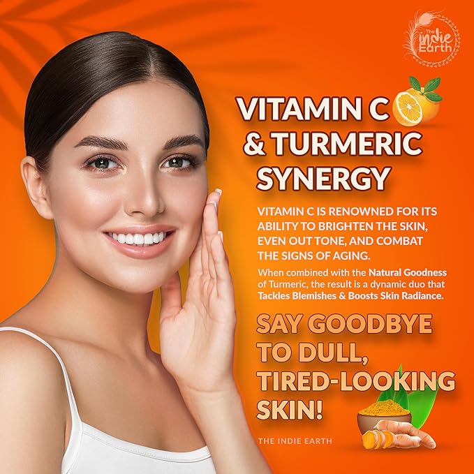 20% Vitamin C Serum – Advanced Anti-Aging & Brightening Formula with Glutathione, Hyaluronic Acid, Ferulic Acid, Turmeric, Rosehip, and Sea Buckthorn for Enhanced Skin Tone, Radiance, & Youthful Glow