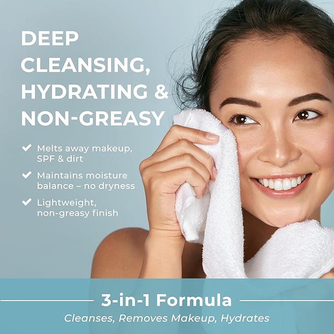 Seoul Cleansing Balm-To-Oil Make Up Remover | 3-In-1 Formula - Cleanses, Removes Makeup & Moisturizes Skin | Korean Makeup Remover Balm | Safe on Skin | 30ml/1.01 Oz