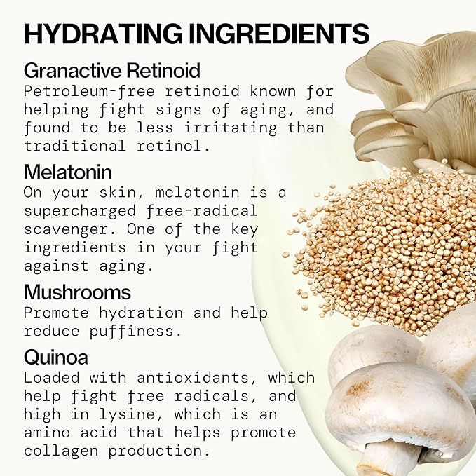 Pacifica Wake Up Beautiful Retinoid Night Cream – Overnight Anti-Aging Moisturizer with Hyaluronic Acid & Melatonin, Reduces Wrinkles & Fine Lines, Hydrating and Gentle for Dry or Mature Skin, Vegan