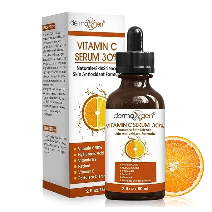 30% Vitamin C Serum for Face, Hyaluronic Acid & Vitamin E - Natural & Organic Anti Wrinkle & Skin Rejuvenator Moisturizer Vitamin C for All Skin - Anti Aging Serum (2 FL OZ)