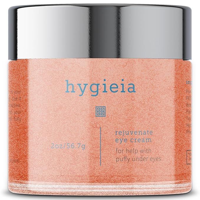 Hygieia Eye Restore Cream – Anti-Aging Day & Night Cream for Age Circles, Puffiness & Wrinkles, Cellular Absorption - Peptides, Collagen, Hyaluronic Acid & Retinol Cream for Radiant Under Eyes, 2 Oz