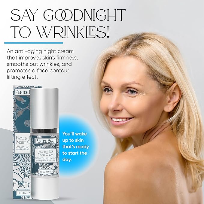 Peptide Blast - Anti-Aging Collagen Night Cream 1oz