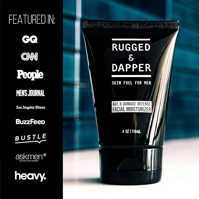 RUGGED & DAPPER Hydration Daily Face Moisturizer and Night Cream Bundle