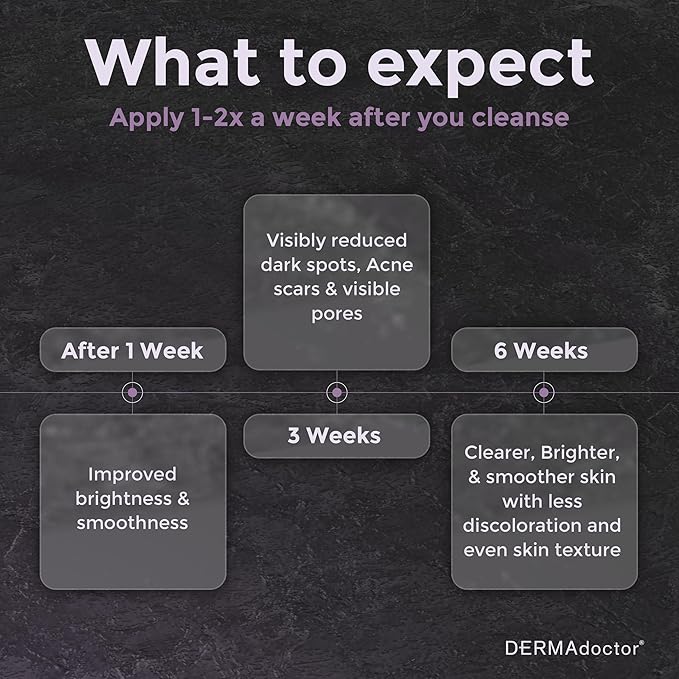 DERMAdoctor Kakadu C Dermatologist Formulated Amethyst Clay Detox Mask; Vitamin C Clay Face Mask for Dark Spots, Dull Skin, Oil Control and Refining Pores - 1.69 oz