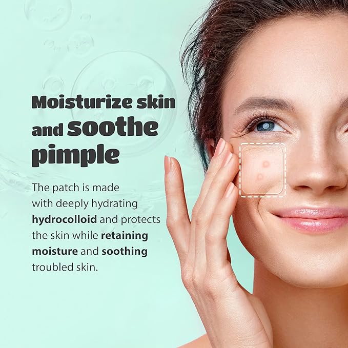 lattcare Blemish Spot Care Patches | Hydrocolloid Acne Patches | Large Spot Cover Treatment for Blemishes and Zit | Vegan, Cruelty Free Patches | Large , Long Two Sizes 39mm & 27mm (12 Count)