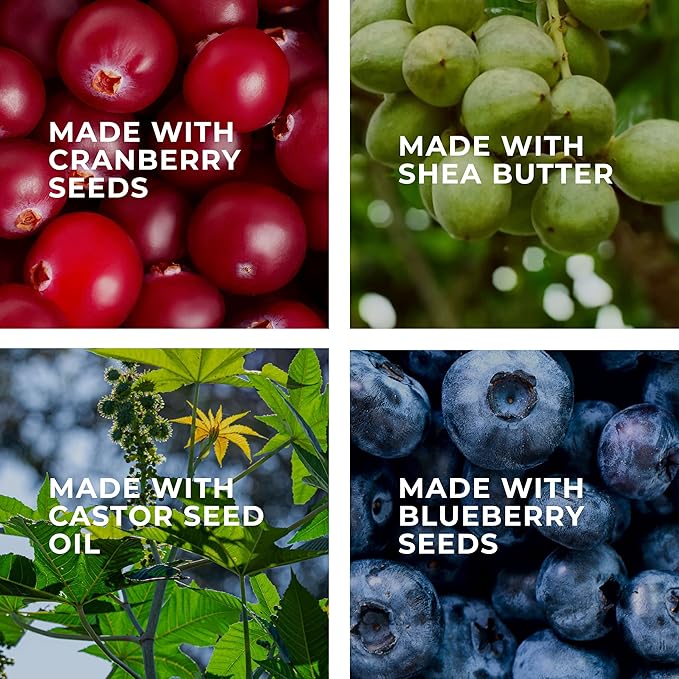 Fitglow Beauty 3-in-1 Lip Scrubbing Mask | Plant-Powered Natural Exfoliate Scrub, Treats & Nourishes Dry Cracked Chapped Lips | Soft & Smooth Pout Moisturizer for Lip Skincare | (0.5 oz | 15 ml)