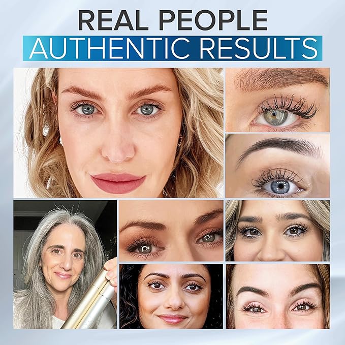 NYK1 CONCENTRATED Eyebrow Growth Serum For Thicker Brows (XL - 8ml) BrowForce Eyebrow Serum To Grow Brows Fuller Thicker Natural Eye Brow - Advanced Brow Growth Serums Formula For Eyebrows Regrowth